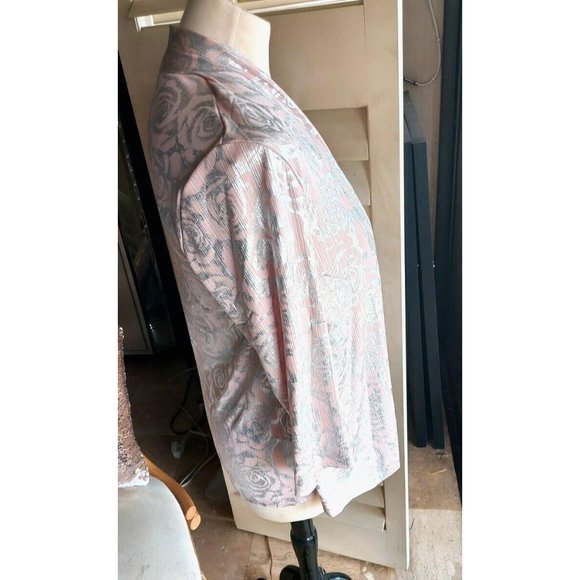 VTG Women's Duo Top size M Pink Silver Made in USA - Picture 2 of 7